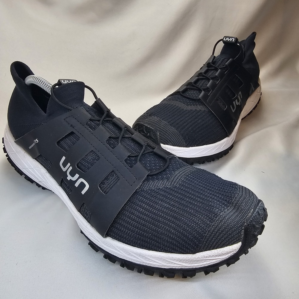 UYN Running‎ Shoes Mens US 14 Black Athletic Sneakers Membrain 115 Lightweight